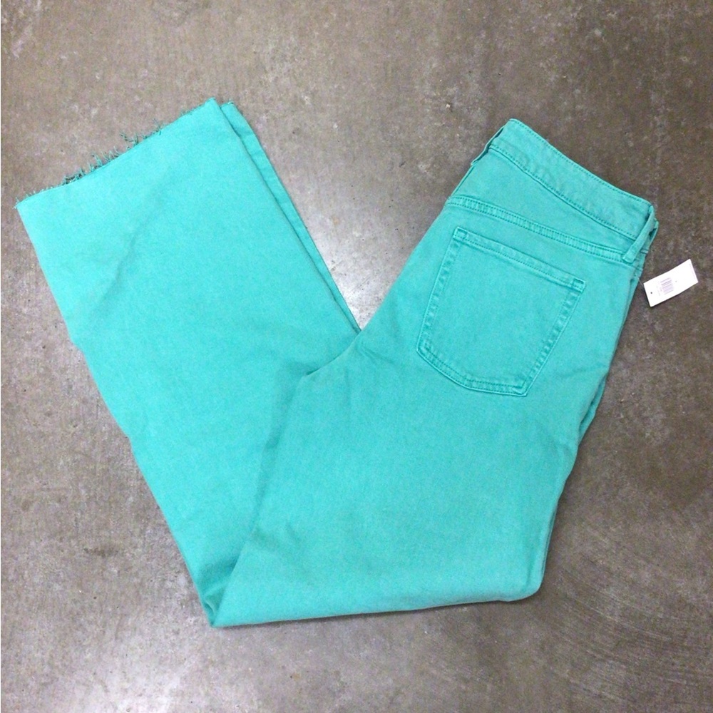 Turquoise jeans